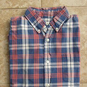 Sonoma Life + Style 100% Cotton Plaid Button Down Shirt